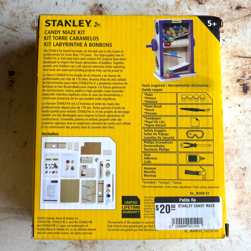 2 Stanley‎ Jr. Candy Maze Kit Build & Play Toy STEM Educational Activity DIY NIB - Picture 4 of 6